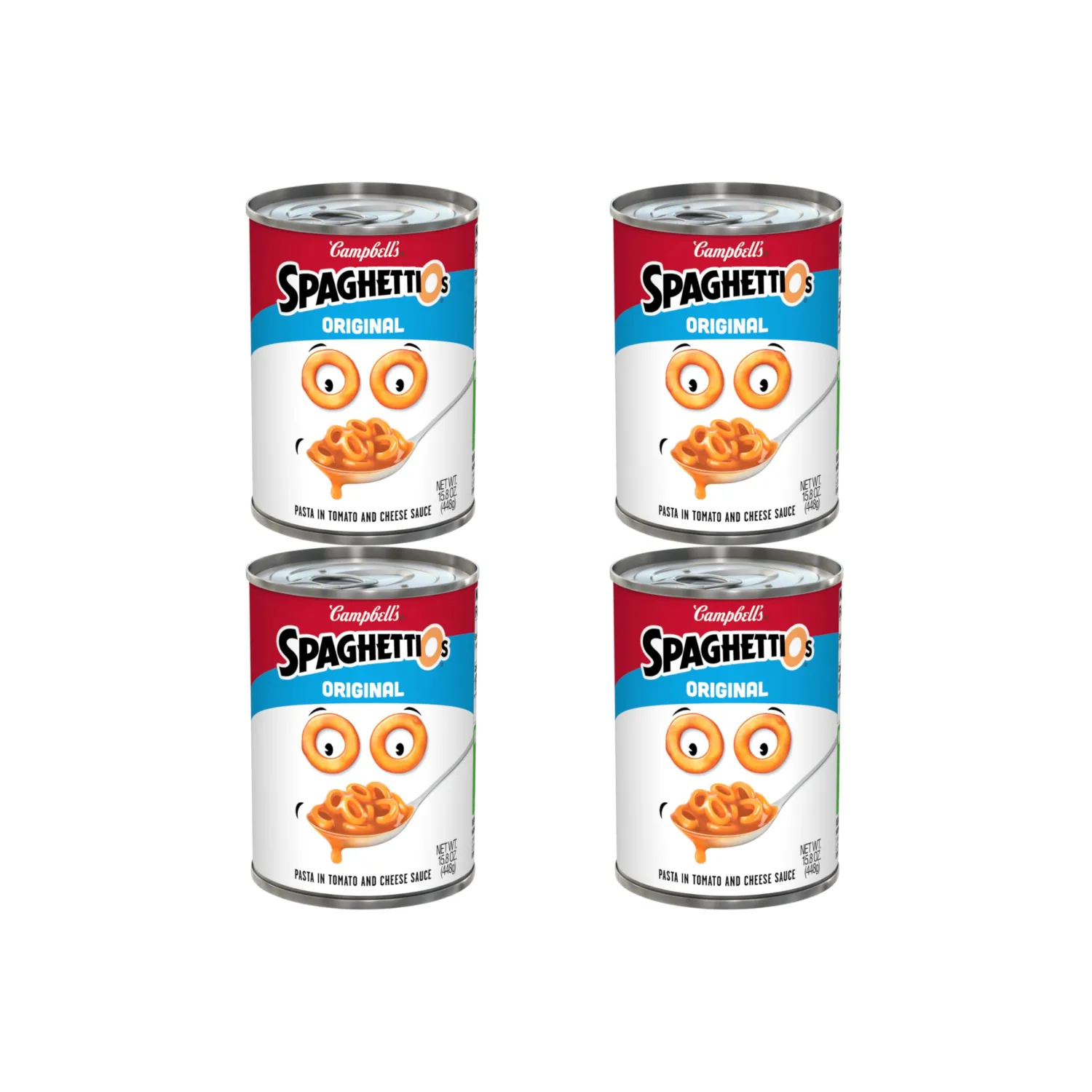 SpaghettiOs Original Canned Pasta, 15.8 oz Can (Pack of 4)