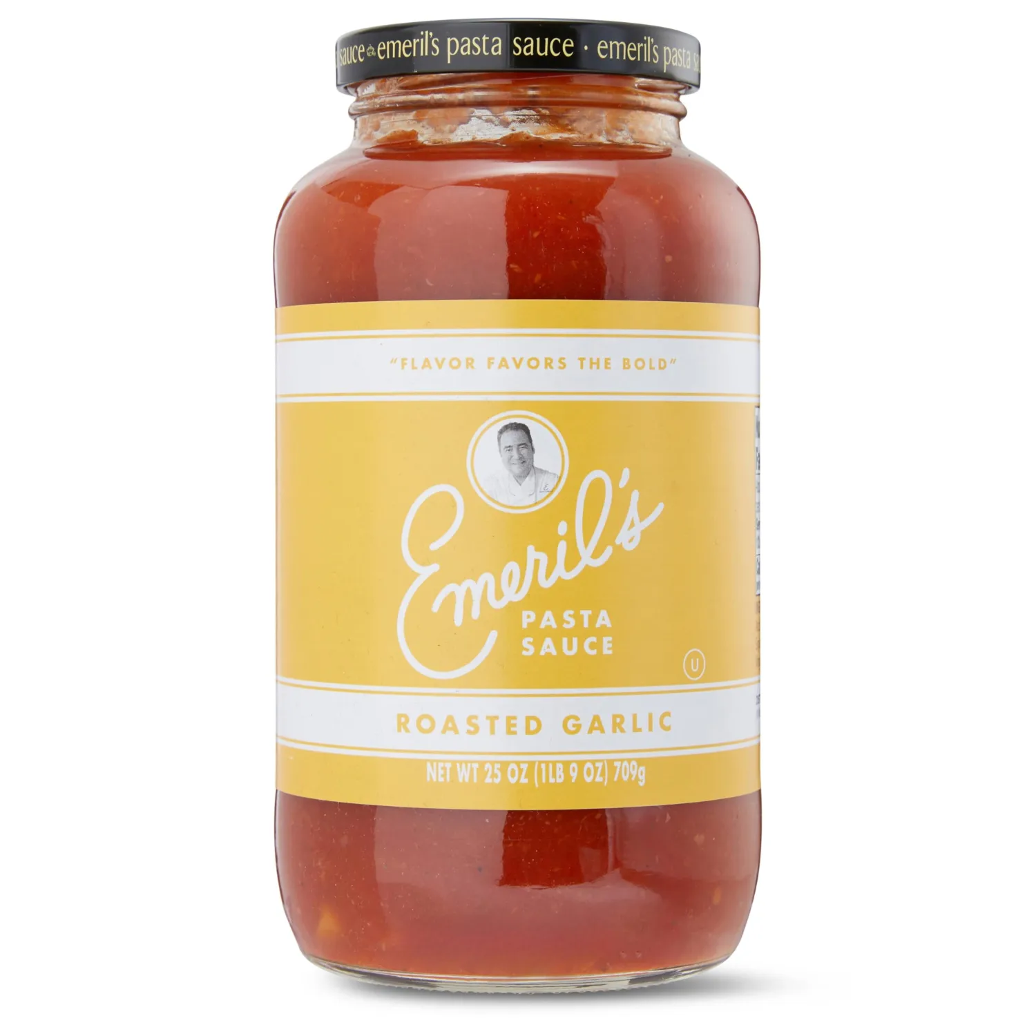 Emeril Lagasse Pasta Sauce - 25 Oz Jar ROASTED GARLIC Gourmet Sauces: Best for Homemade Pasta, Spaghetti, Pizza & More - Premium, Bold & Flavorful