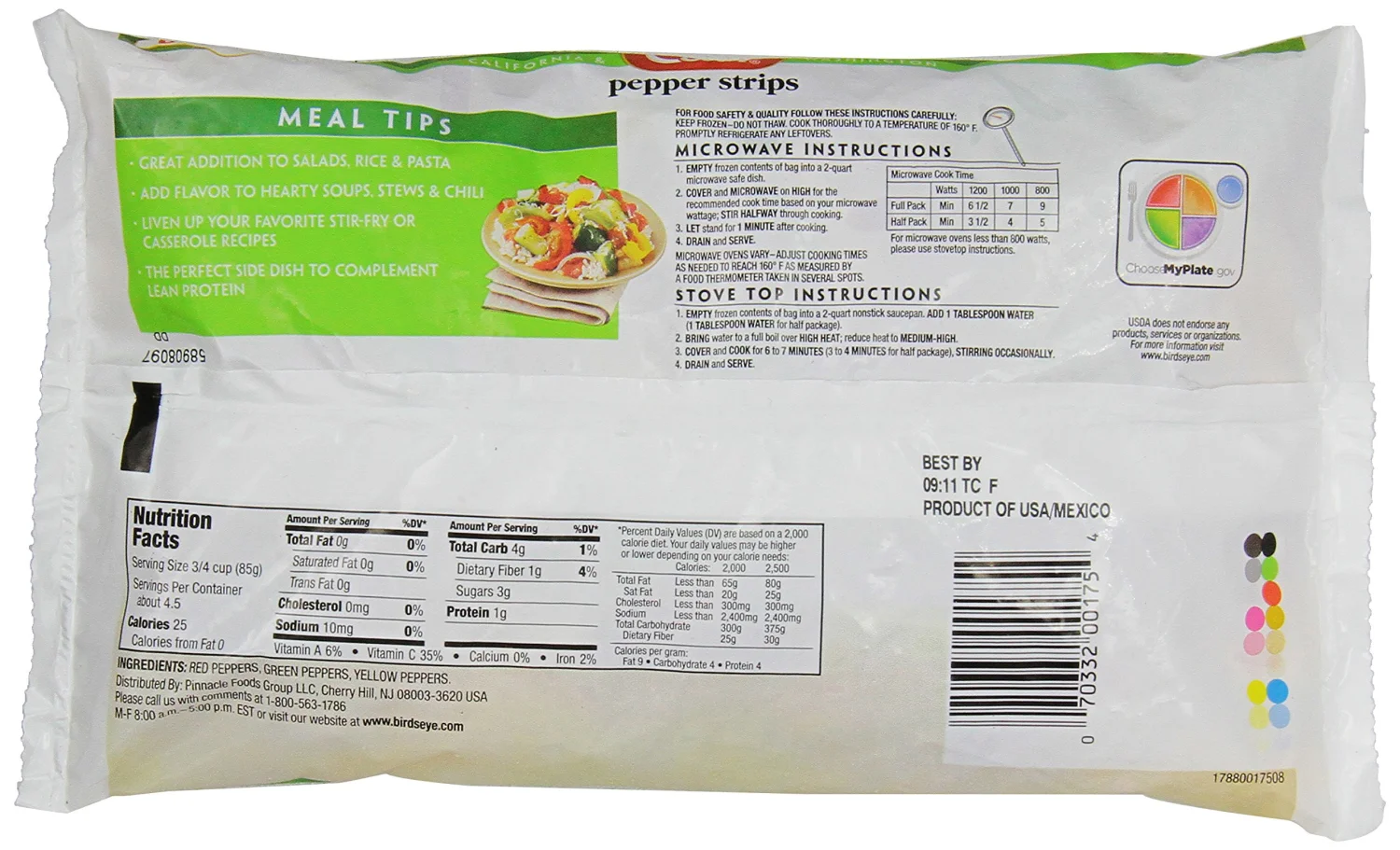 C&W Pepper Strips, 14 oz (frozen)