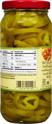 Mezzetta Jalapeno Peppers, Deli-Sliced Tamed, 16 Ounce