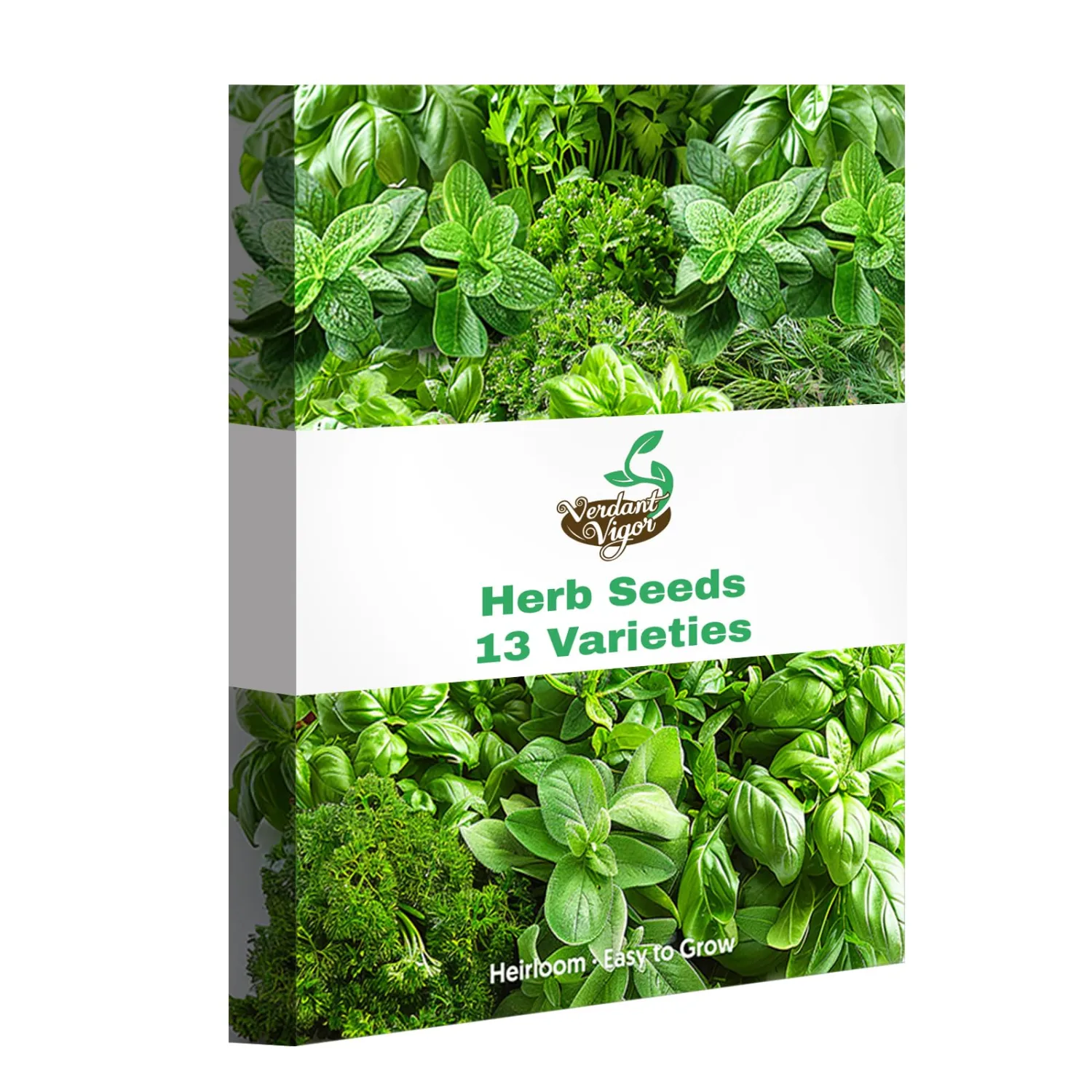 15,000+ Herb Seeds for Planting, 13 Varieties Heirloom Culinary Herb Seeds Gift Pack, Non-GMO Herb Seed Garden Kit for Indoor Outdoor Growing, Home Hydroponic Fresh Food Herb Supply