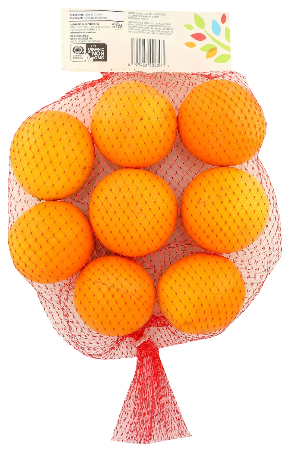 Organic Valencia Oranges, 4 Lb Bag