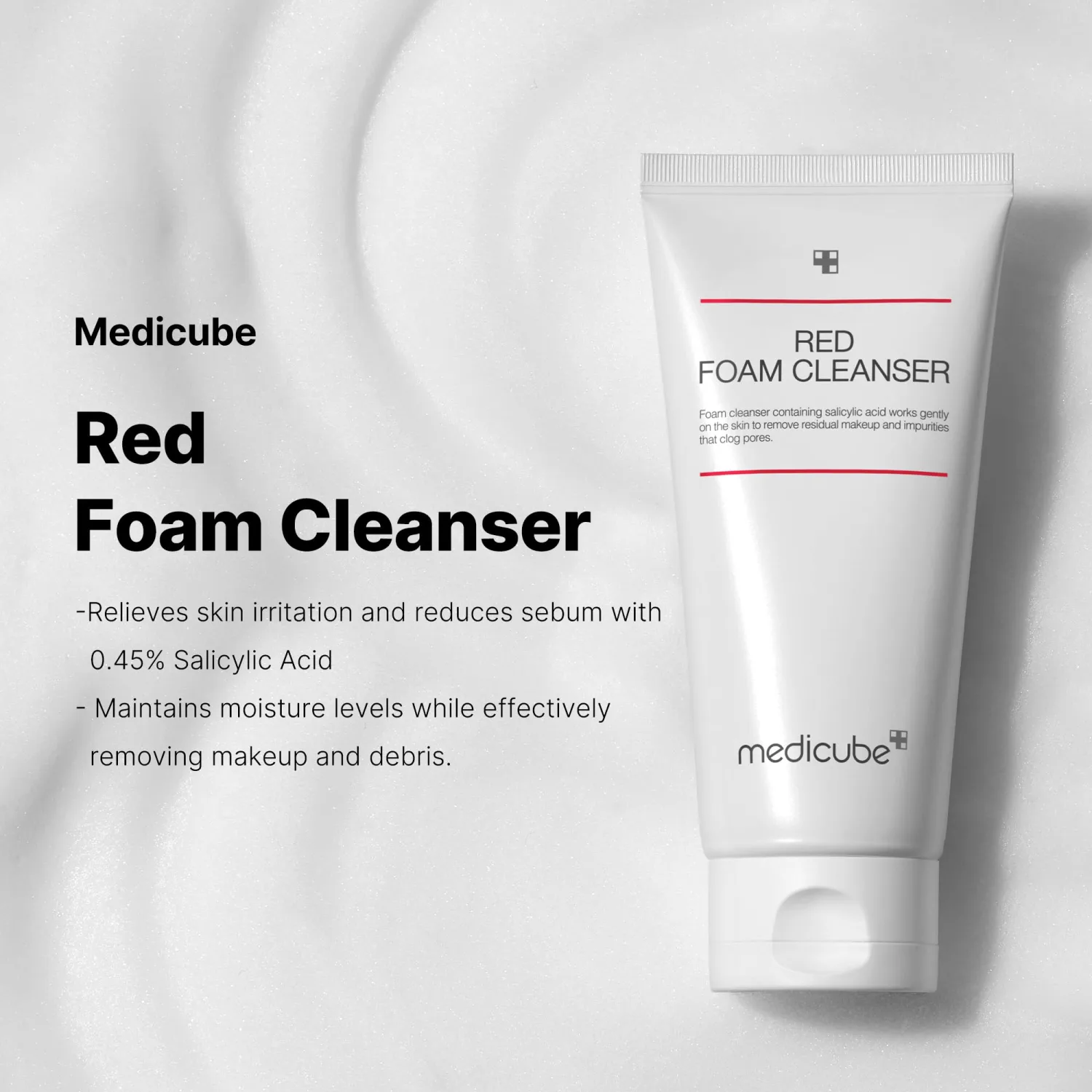 medicube Red Foam Cleanser - Deeply cleanses, remove impurities, control sebum, | Korean Skincare