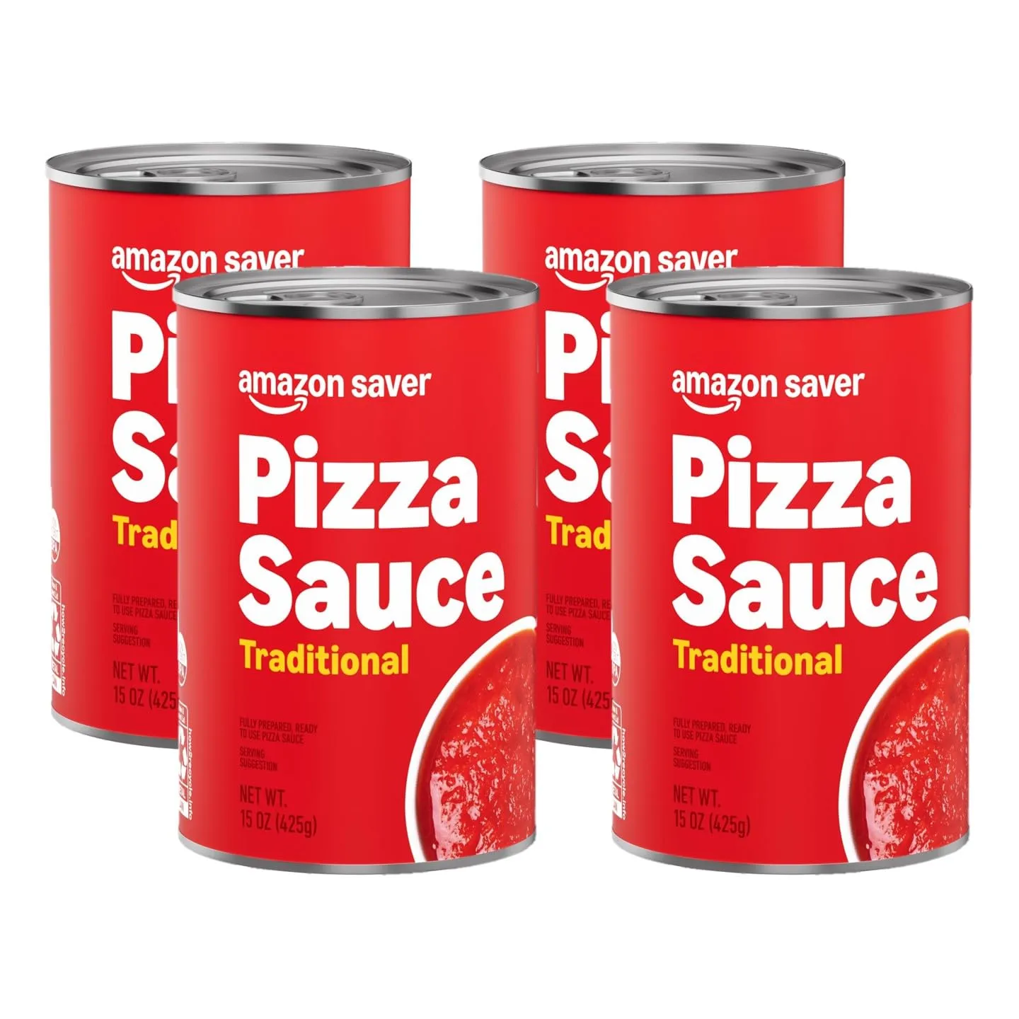 Amazon Saver Pizza Sauce, 15 ounce (Pack of 4)