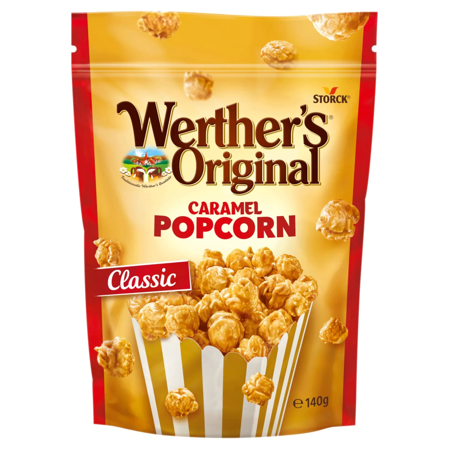 Werther's Original Caramel Popcorn Classic 140g (pack of 2)