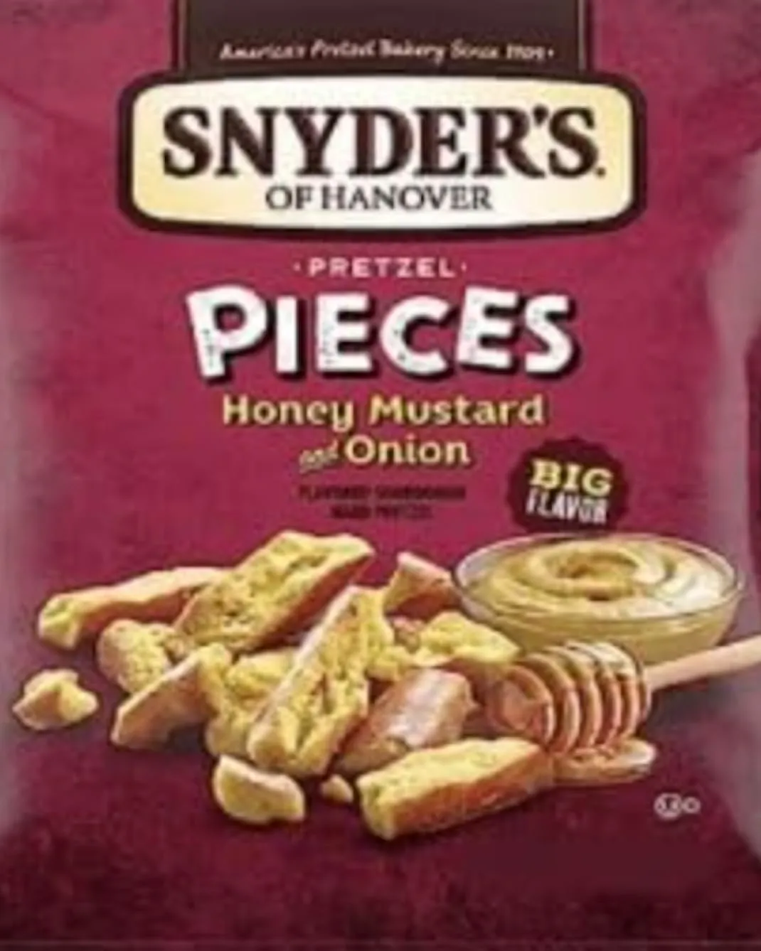 Snyder's Pretzels: Honey Mustard Pretzels - 2.25 Ounce -10 Bag Set