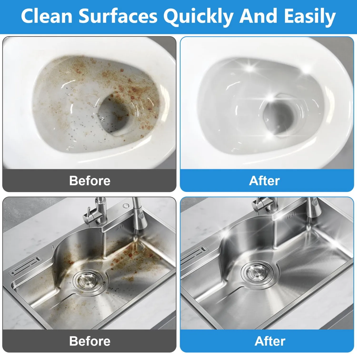 20 Pack Pumice Stone Toilet Bowl Cleaner, Pumice Stone for Cleaning Stick Hard Water Rings, Calcium Buildup & Stains, Safe for Bathroom, Sink, Tub, Grill, Oven, Pool Tile (Small Size)