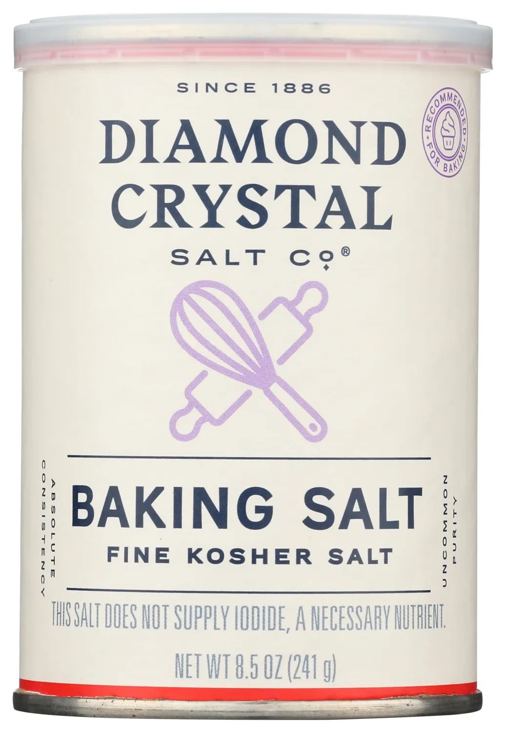 Diamond Crystal Baking Salt, Fine Kosher Salt 8.5oz