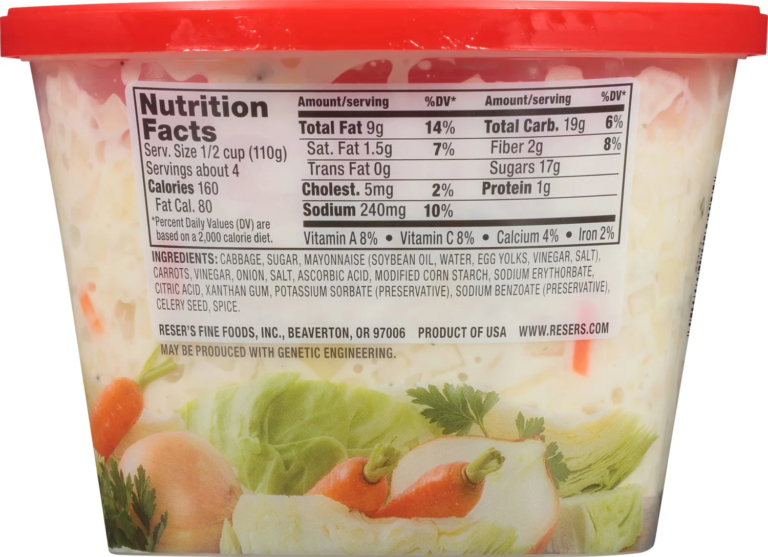 Reser's Cole Slaw, 15 Oz