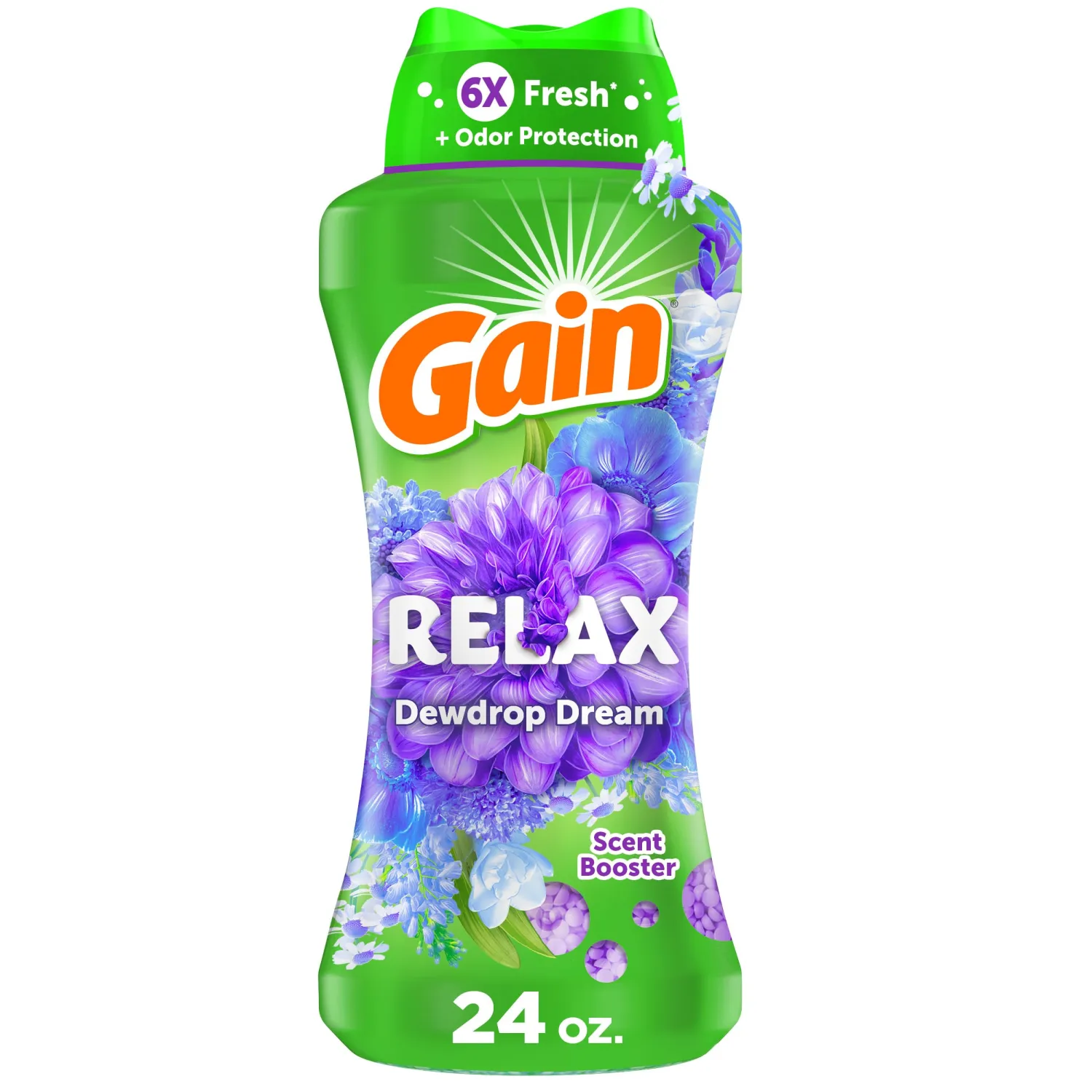 Gain In-Wash Laundry Scent Booster Beads, Relax Scent, 24 oz, Laundry Scent Beads, (Packaging May Vary)