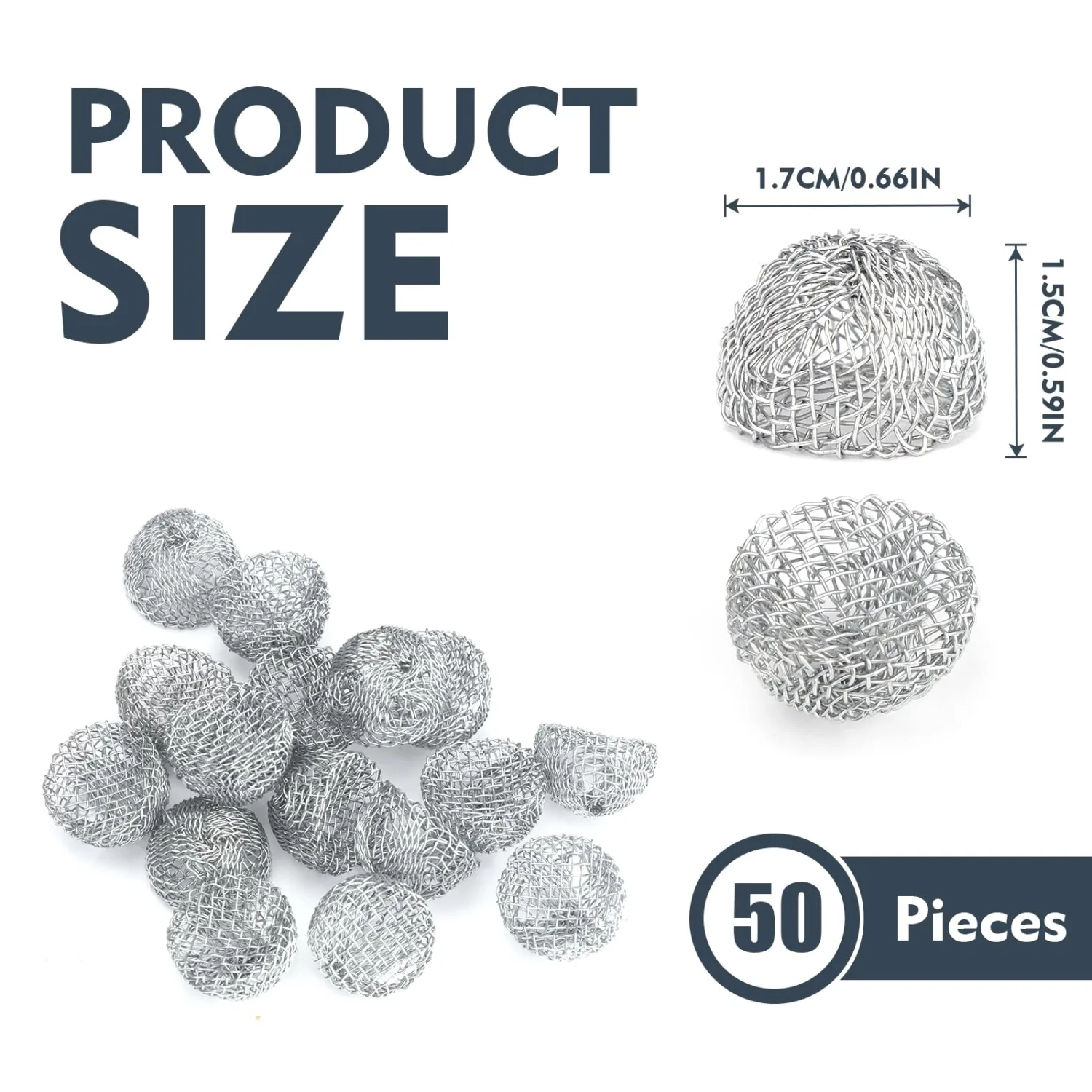 Scotte Screens Pipe Screen Filters Steel Screen Ball (50pack)