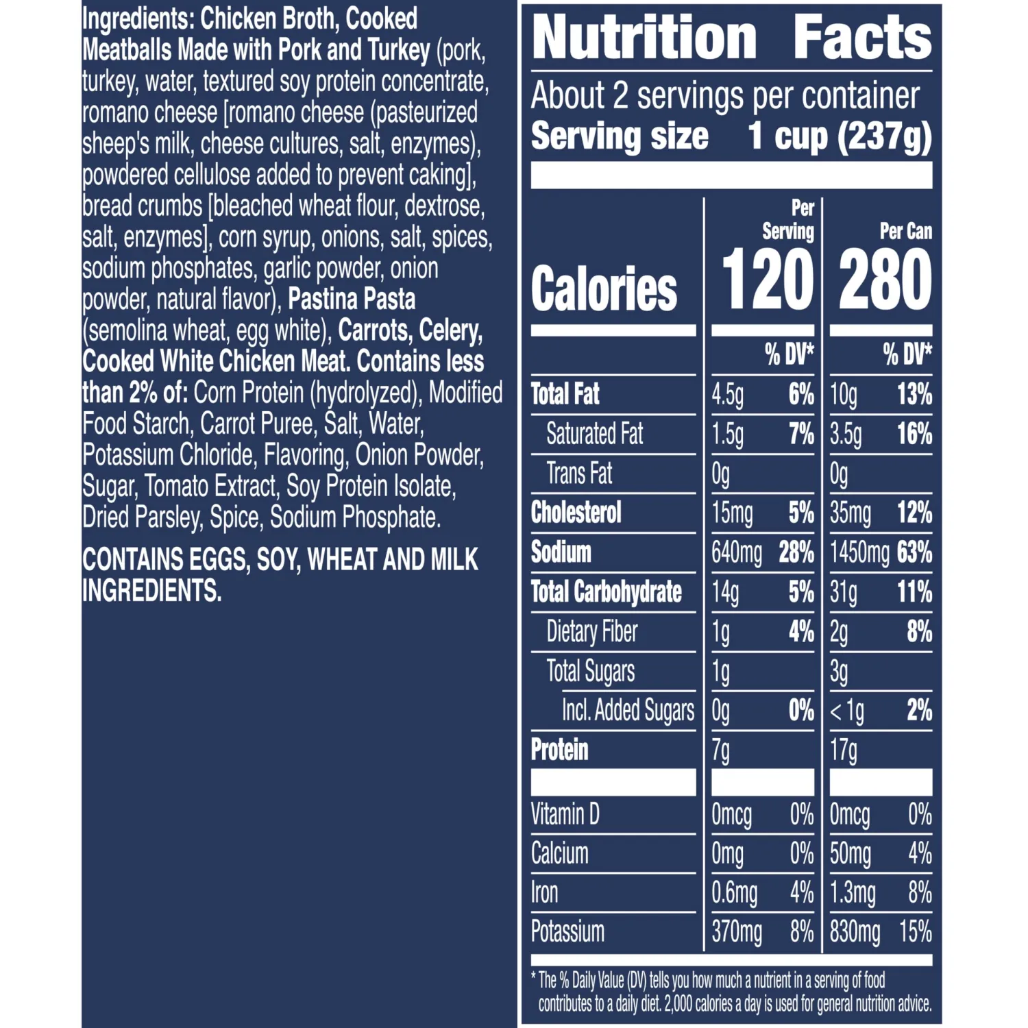 Progresso Chickarina Soup, Traditional Canned Soup, 19 oz