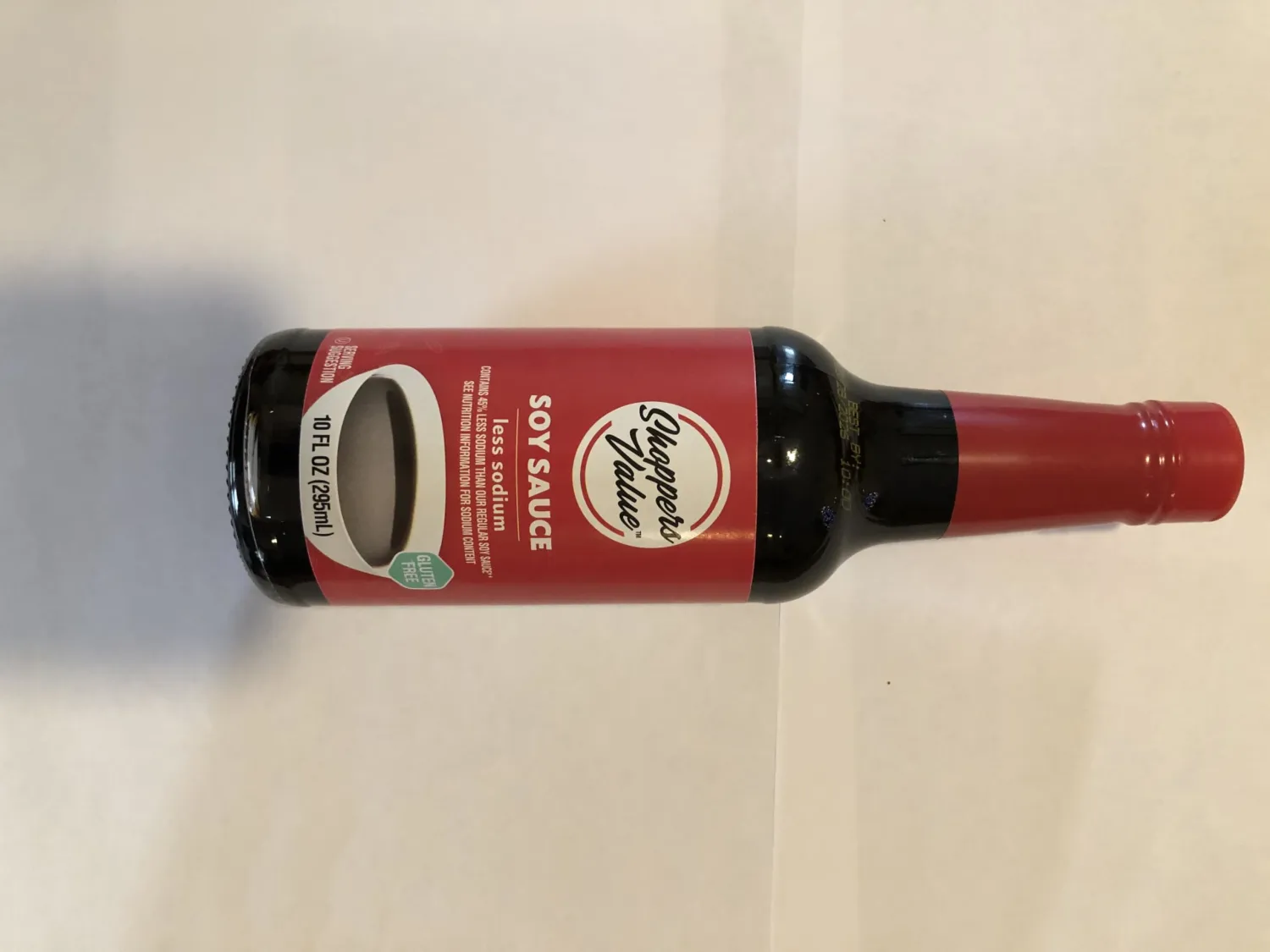 shoppers Value Soy Sauce, Less Sodium, 10 fl oz (295ml)