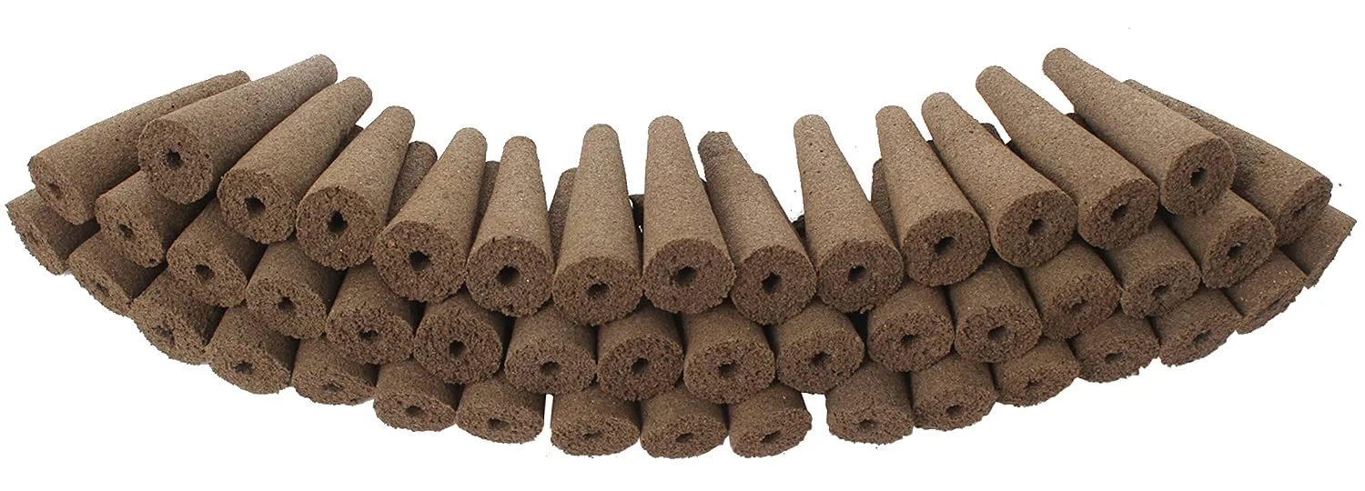 50 Pack Grow Sponges, Seed Starter Pods Growth Sponges Compatible with AeroGarden, PH-Balanced Refill Pods Gardening Accessories for Hydroponic Indoor Growing System