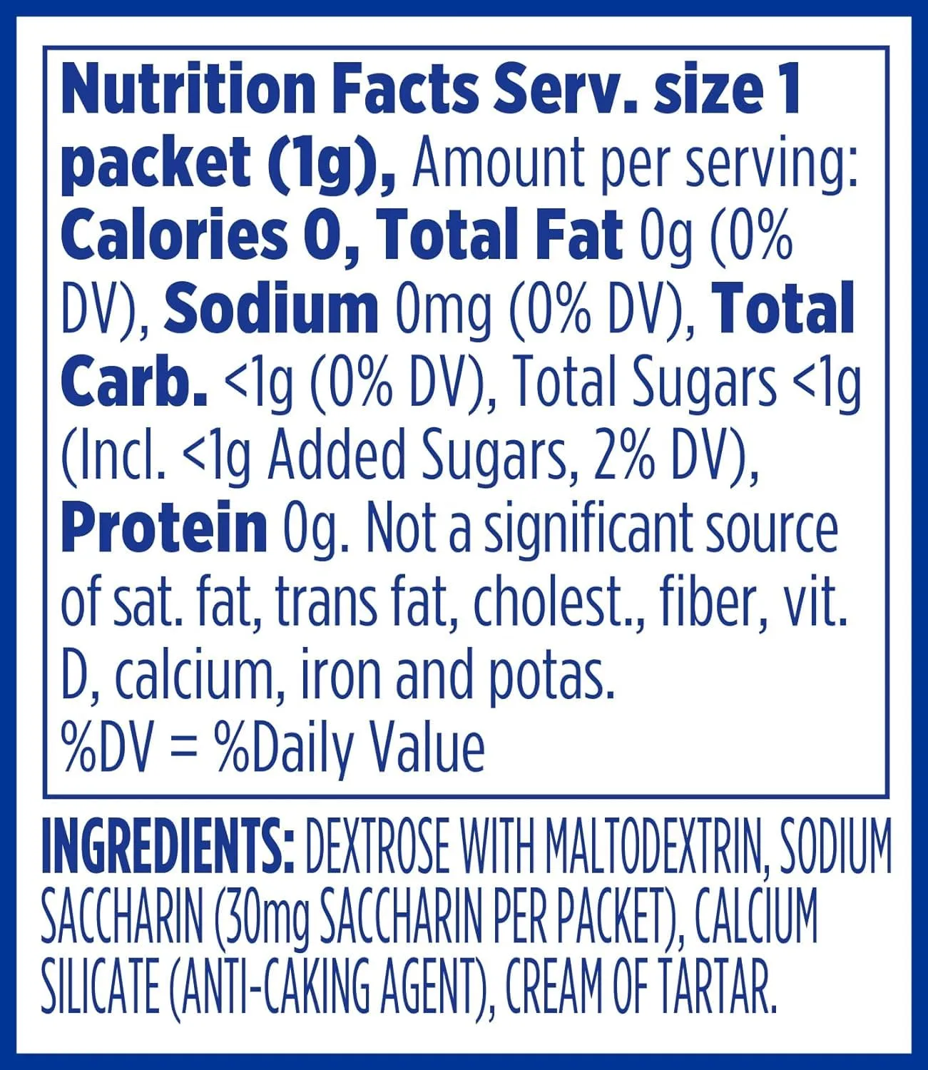EQUAL Pink Zero Calorie Sweetener, Saccharin Sugar Substitute, Zero Calorie Sweetener Packets, Sugar Alternative, 100 Ct (Pack of 1)