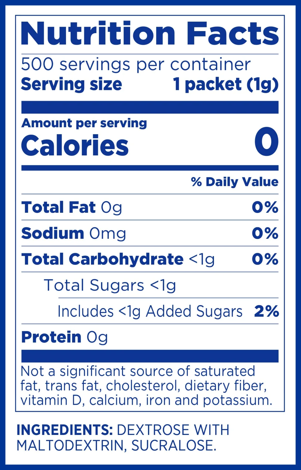 EQUAL Yellow Zero Calorie Sweetener, Sucralose Sugar Substitute, Zero Calorie Sugar Alternative Sweetener Packets, Sugar Alternative, 100 Ct (Pack of 1)