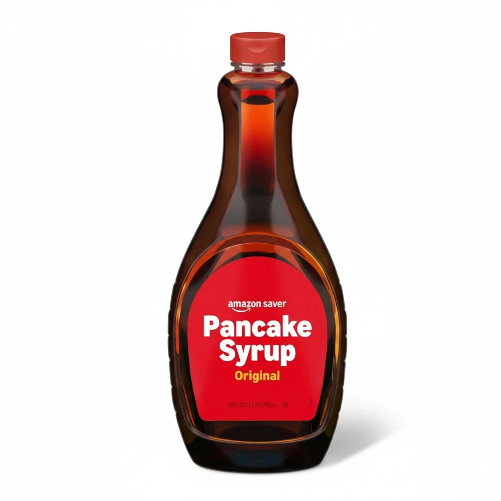 Amazon Saver, Pancake Syrup, Original, 24 fl oz (Pack of 1)