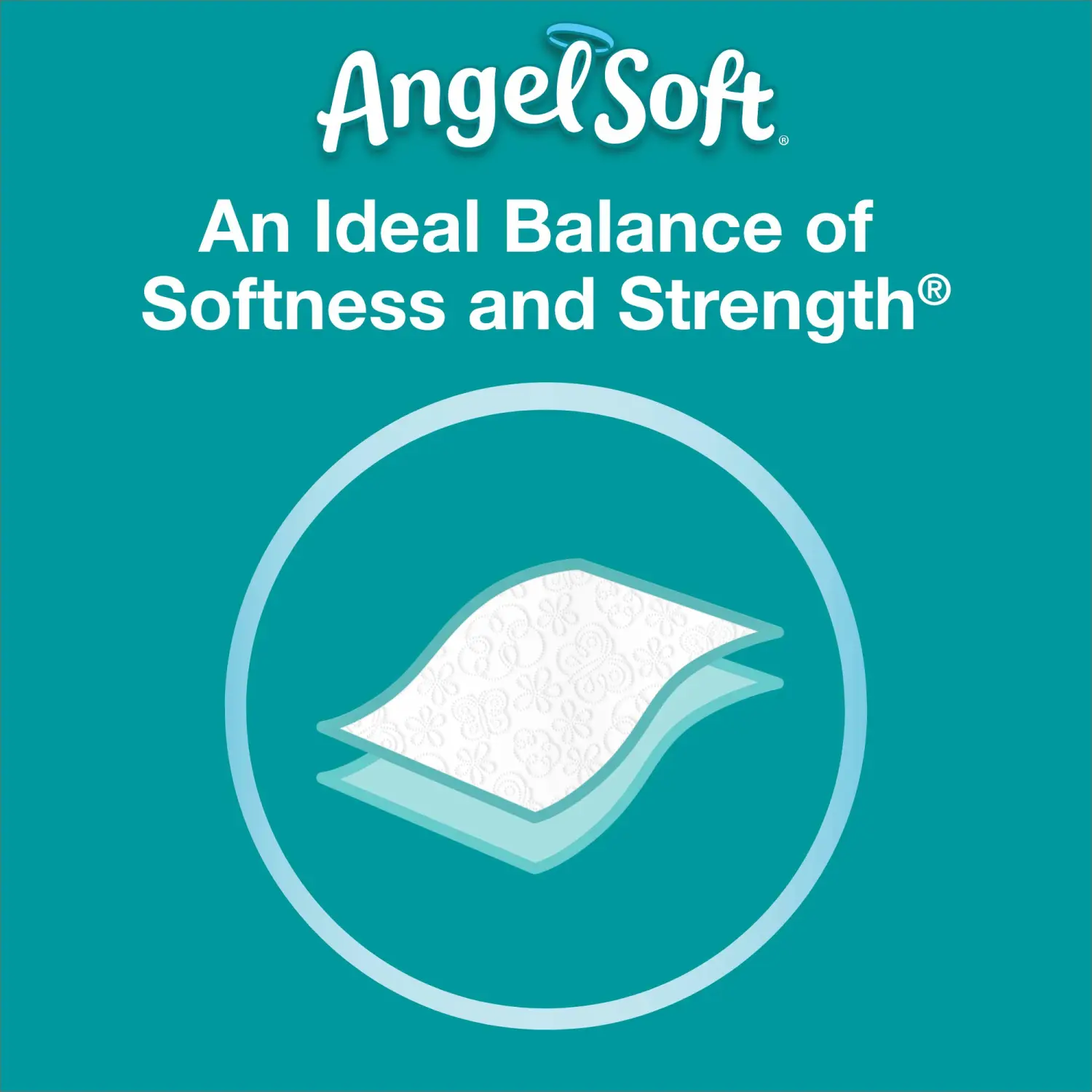 Angel Soft Toilet Paper, 12 Mega Rolls = 48 Regular Rolls, 425+ 2-Ply Sheets Per Roll