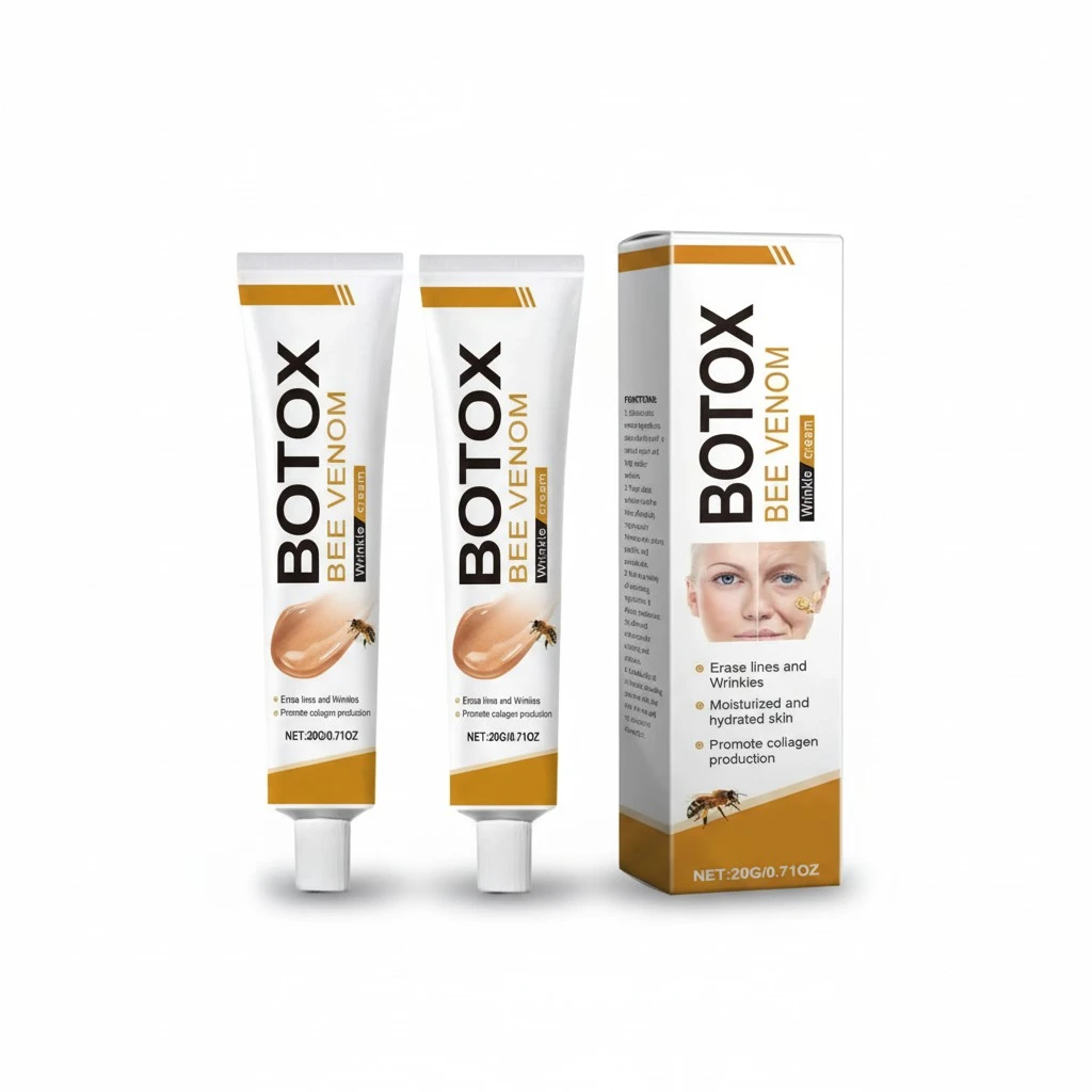 Botox Bee Venom Wrinkle Removal Cream, Bee Venom Anti-Wrinkle Firming Cream,Moisturizing, Lifting & Recovery - All Skin Types - Anti-Aging Bee Venom Cream