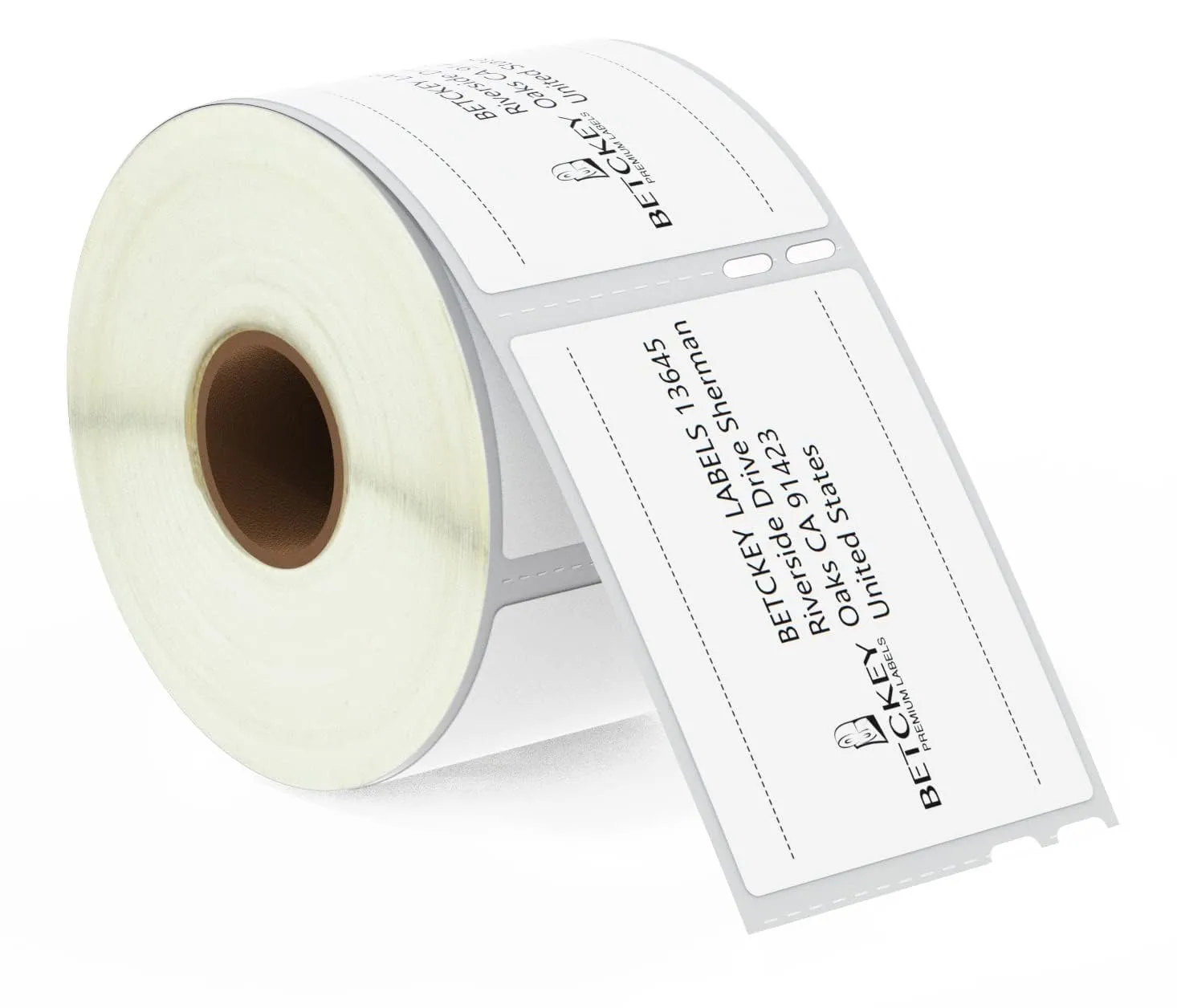 BETCKEY - Compatible DYMO 30324 (2-1/8" x 2-3/4") Multipurpose Labels, Perforated, Compatible with DYMO Labelwriter 450, 4XL, NOT Fit 550 & 5XL [1 Roll/400 Labels]