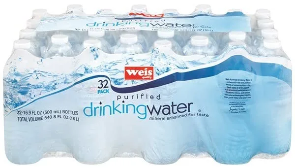 Weis Quality, Purified Water, 32pk, 16.9 Fl Oz