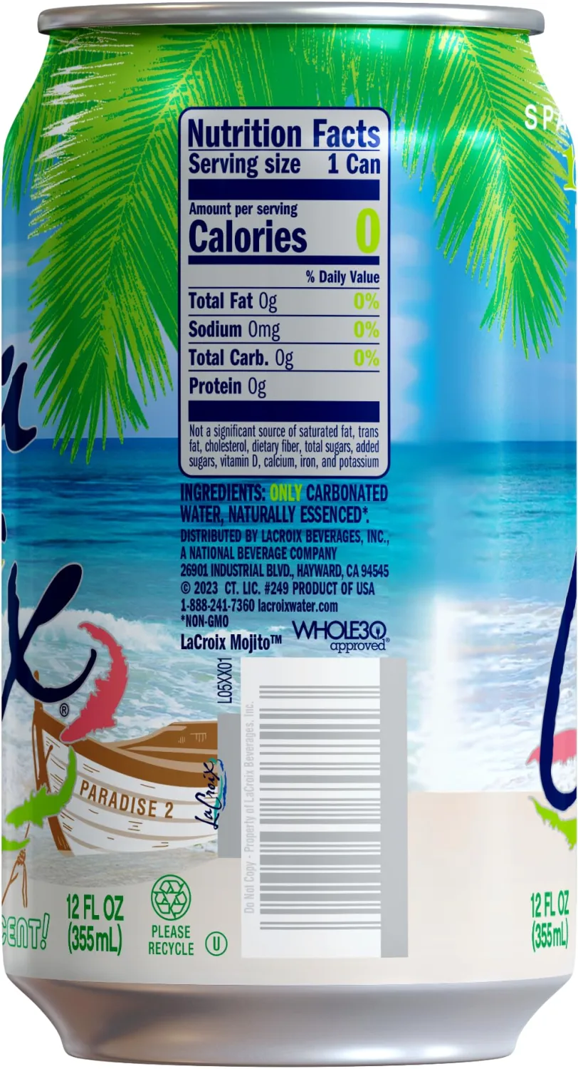 LaCroix Sparkling Water, Mojito, 12 Fl Oz (pack of 12)