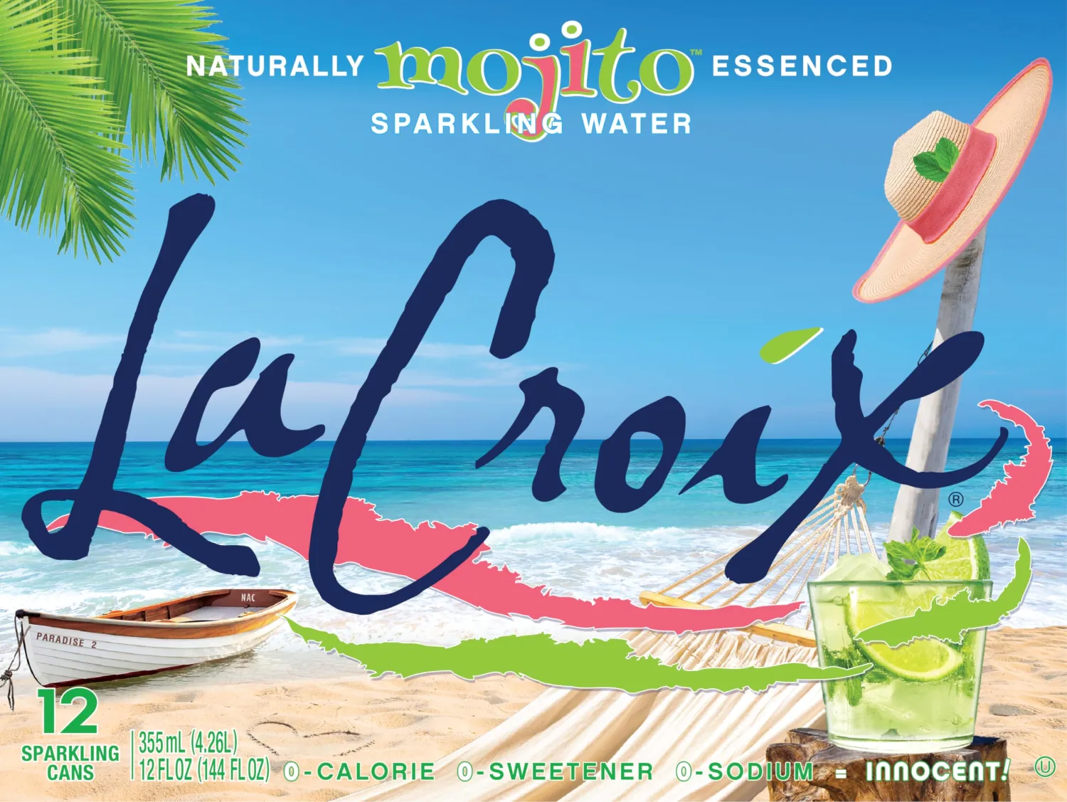 LaCroix Sparkling Water, Mojito, 12 Fl Oz (pack of 12)