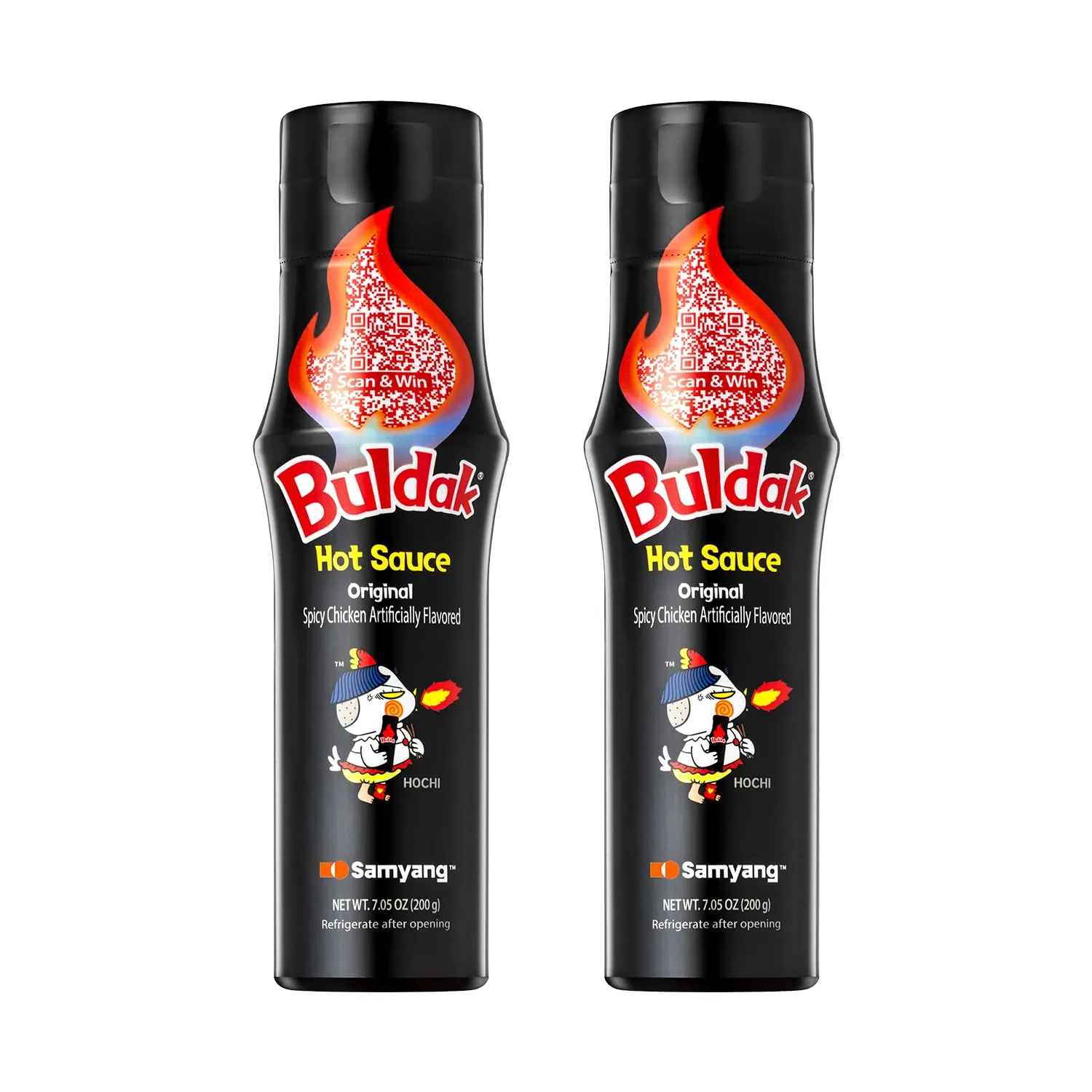 Samyang Buldak Hot Sauce - Original, Korean Spicy Hot Chicken Flavor Sauce [5.57 fl oz (200g) x 2 pack]