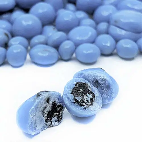 Greek Yogurt Covered Blueberries by It's Delish, 3 lbs Bulk Bag – Scrumptious & Nutritious Yogurt Coated Dried Blueberries – Sweet Snacking and Bulk Party Treats – USA Made, Kosher OU Dairy