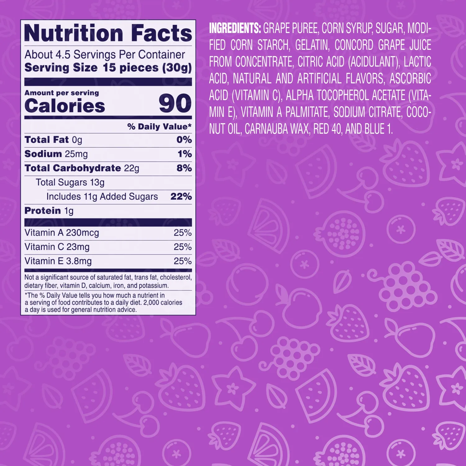 Welch's Fruit Snacks, Concord Grape Snack Box, Gluten Free, 5oz Snack Packs (Pack of 12)
