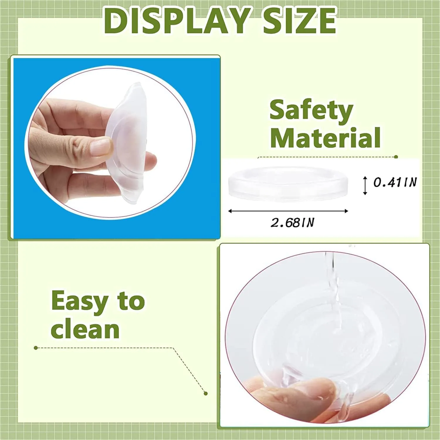15PCS Oui Yogurt Jar Lids, Clear Plastic Container Lids for Oui Yogurt Jars, Reusable, BPA-Free Polypropylene, Transparent, Round, Microwaveable Glass Jars, and More