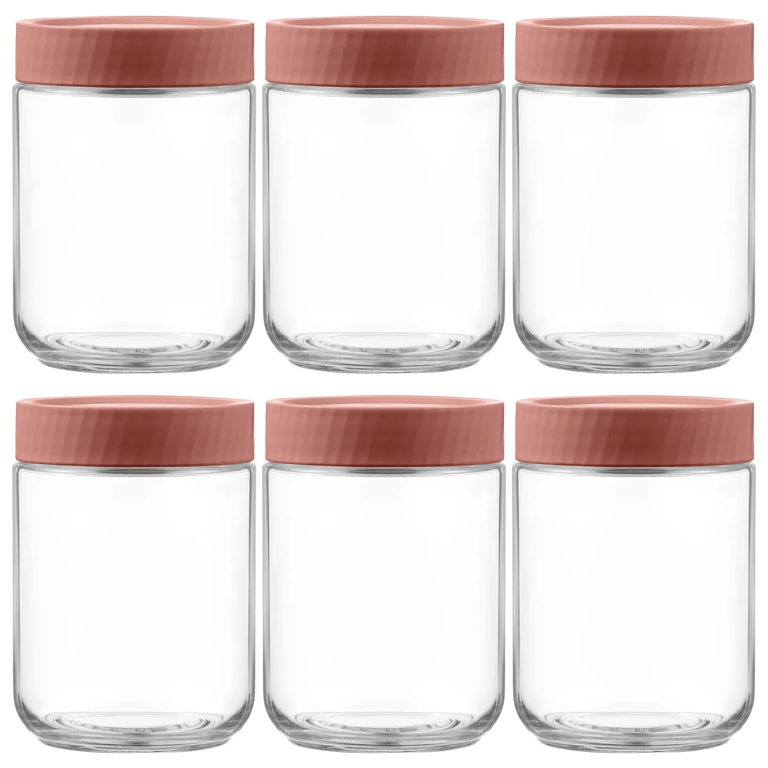 Danmu 16 oz Overnight Oats Containers with Lids,Meal Prep Containers 6 Pack,Mason Jars 16 oz with Lids for Snack,Overnight Oats,Yogurt,Parfait,Soup,Smoothies,Salad 100% Leak-proof Dishwasher Safe