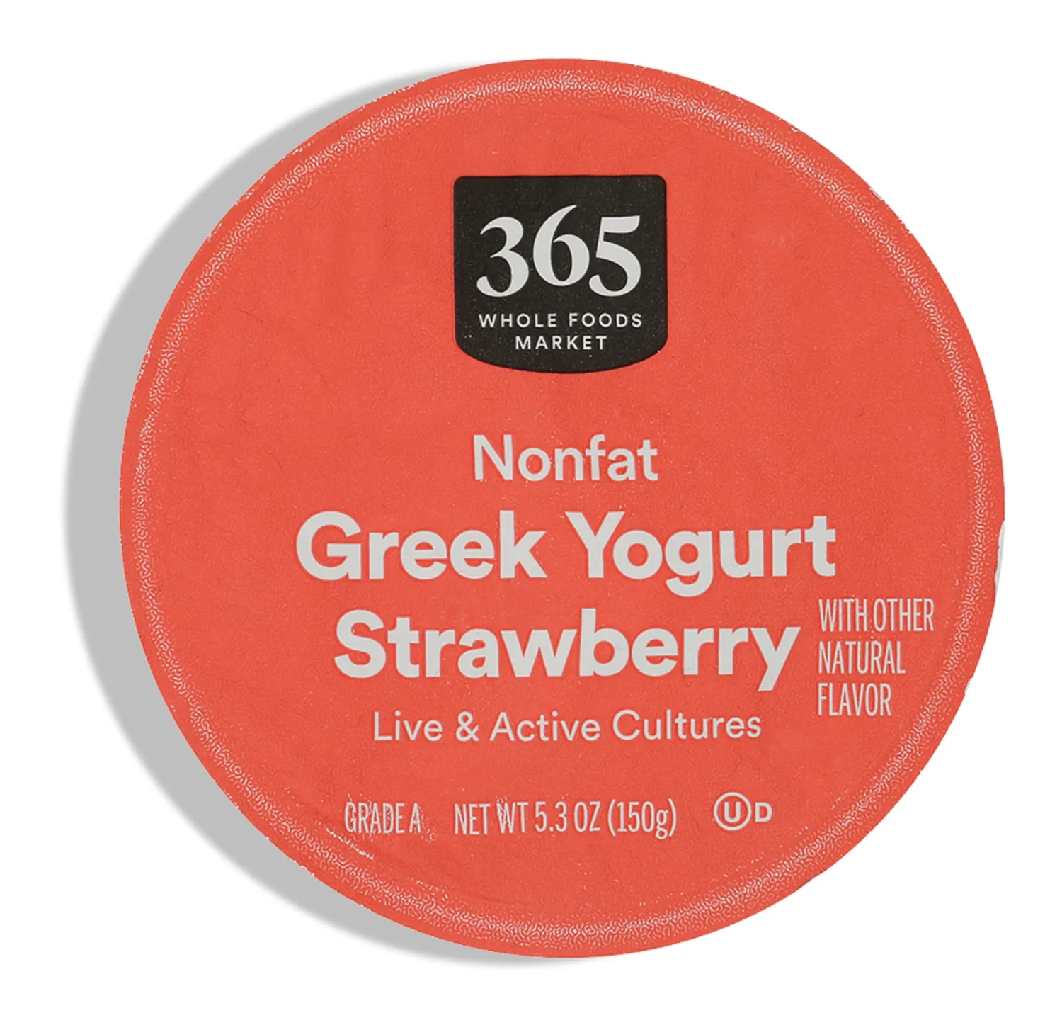365 by Whole Foods Market, Nonfat Strawberry Greek Yogurt, 5.3 Ounce