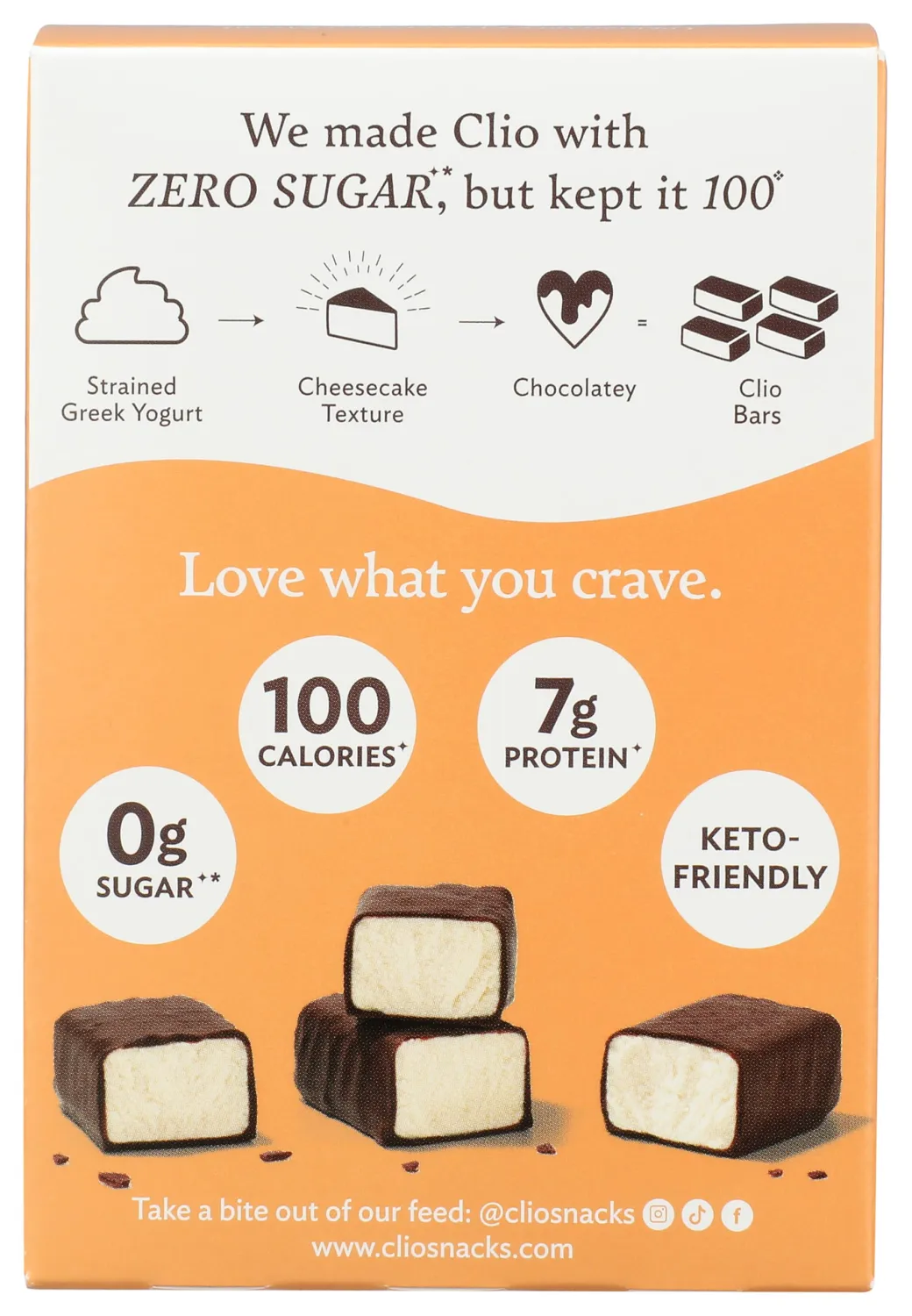 CLIO Zero Sugar Vanilla Yogurt Bars 4 Count, 5.93 OZ