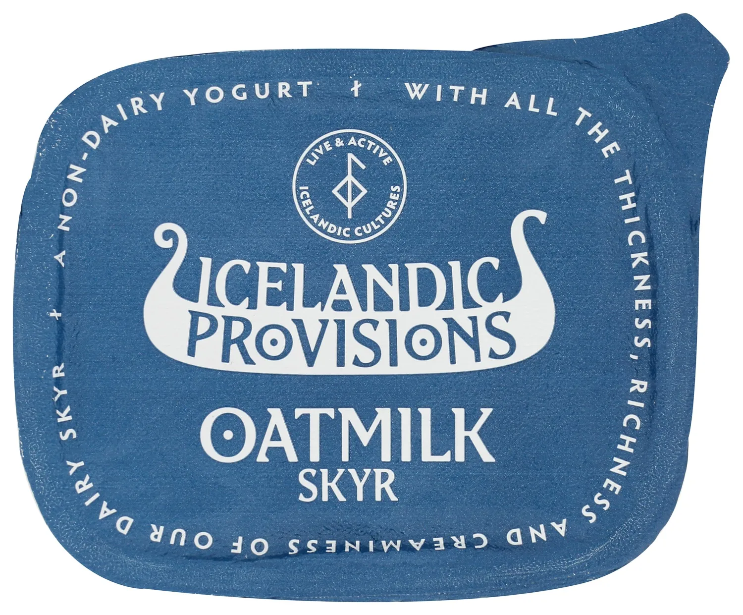 Icelandic Provisions Oatmilk Skyr, Peach, 5 Ounce