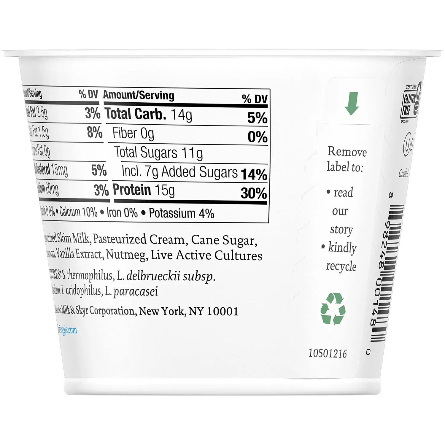 Siggi's, Yogurt Icelandic Seasonal 2%, 5.3 Ounce