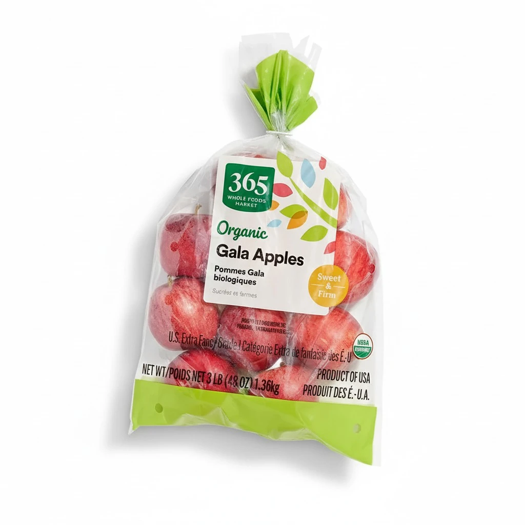 Organic Gala Apples, 3 lb Bag