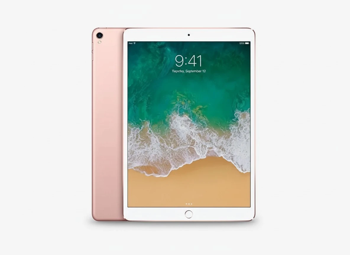 Apple iPad Pro (2017) 10.5in 64GB Wi-Fi Tablet, Rose Gold (Renewed)