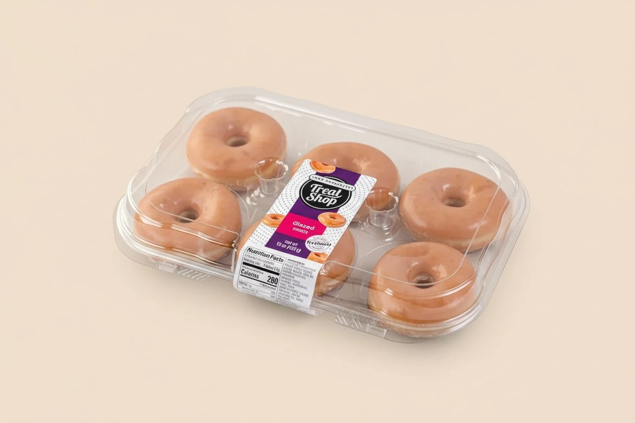 Our Specialty Treat Shop Glazed Yeast Ring Donuts, Frozen, 6ct