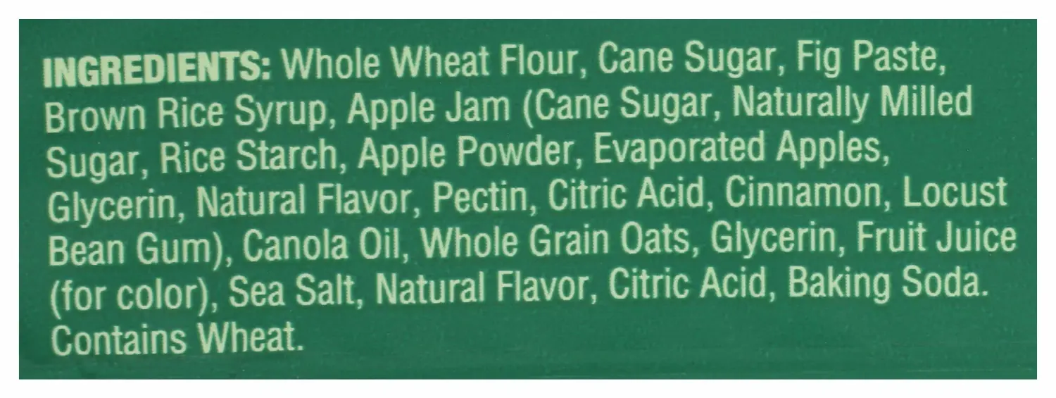 Nature's Bakery Fig Bar, Apple Cinnamon, 2 oz