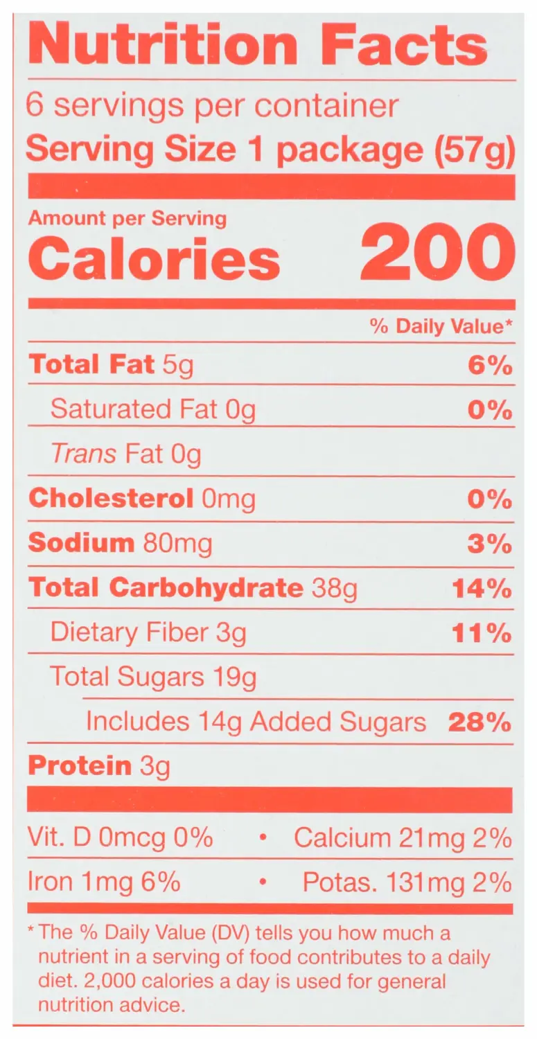 Natures Bakery Bar Fig Whole Wheat Peach Apricot 2, 2 oz