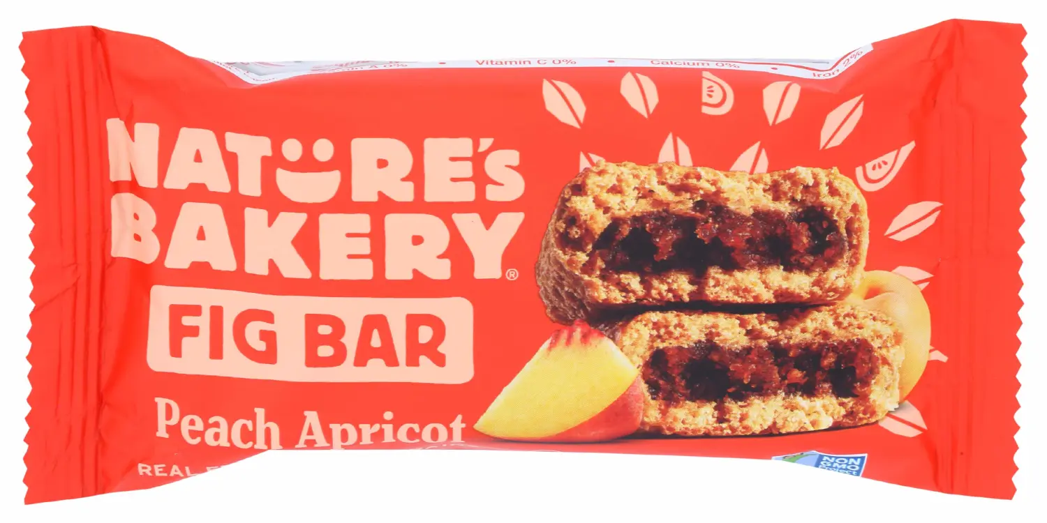 Natures Bakery Bar Fig Whole Wheat Peach Apricot 2, 2 oz