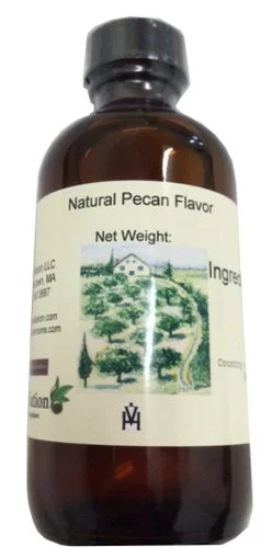 OliveNation Pecan Flavor - 4 ounces - Gluten-free, Sugar-free - Premium Quality Flavoring Extract For Baking