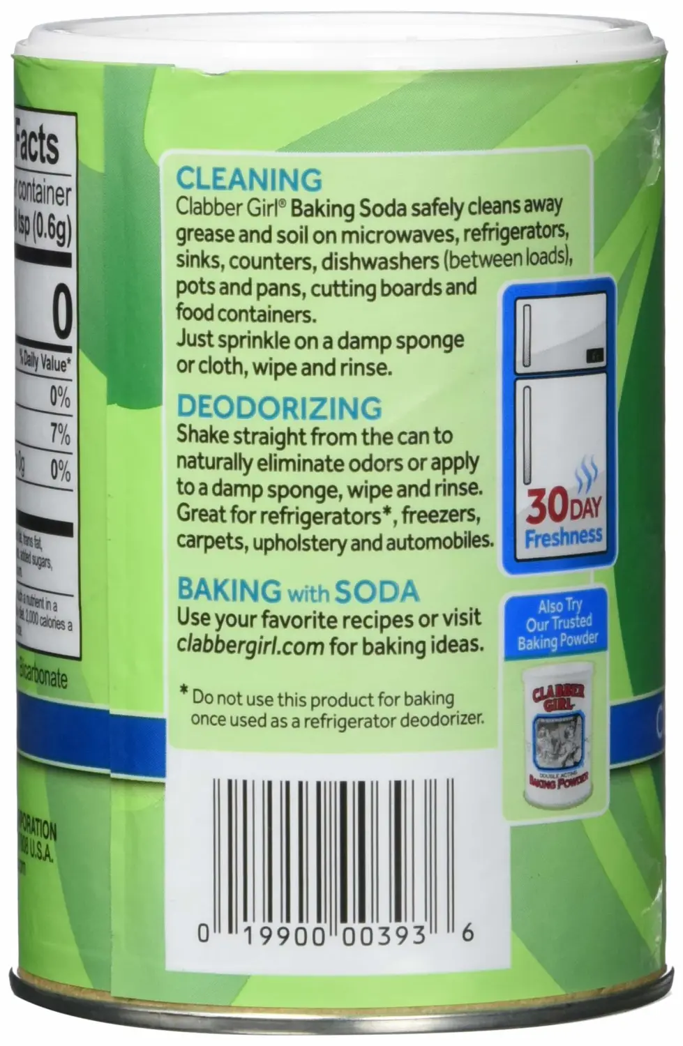 Clabber Girl Baking Soda, 12 Ounce