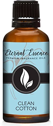 Eternal Essence Oils Clean Cotton 30ml Premium Fragrance Oil - for Candle, Soap Making, Aromatherapy, Diffusers, Home Care, & Humidifiers
