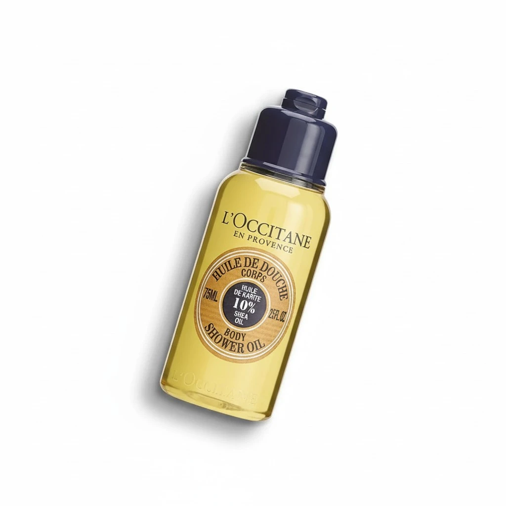 L'Occitane Shea Body Shower Oil: Soften & Cleanse Skin, With 10% Shea Oil, Nourish, Soothe Feelings of Tightness, Shea Scent, Refill Available