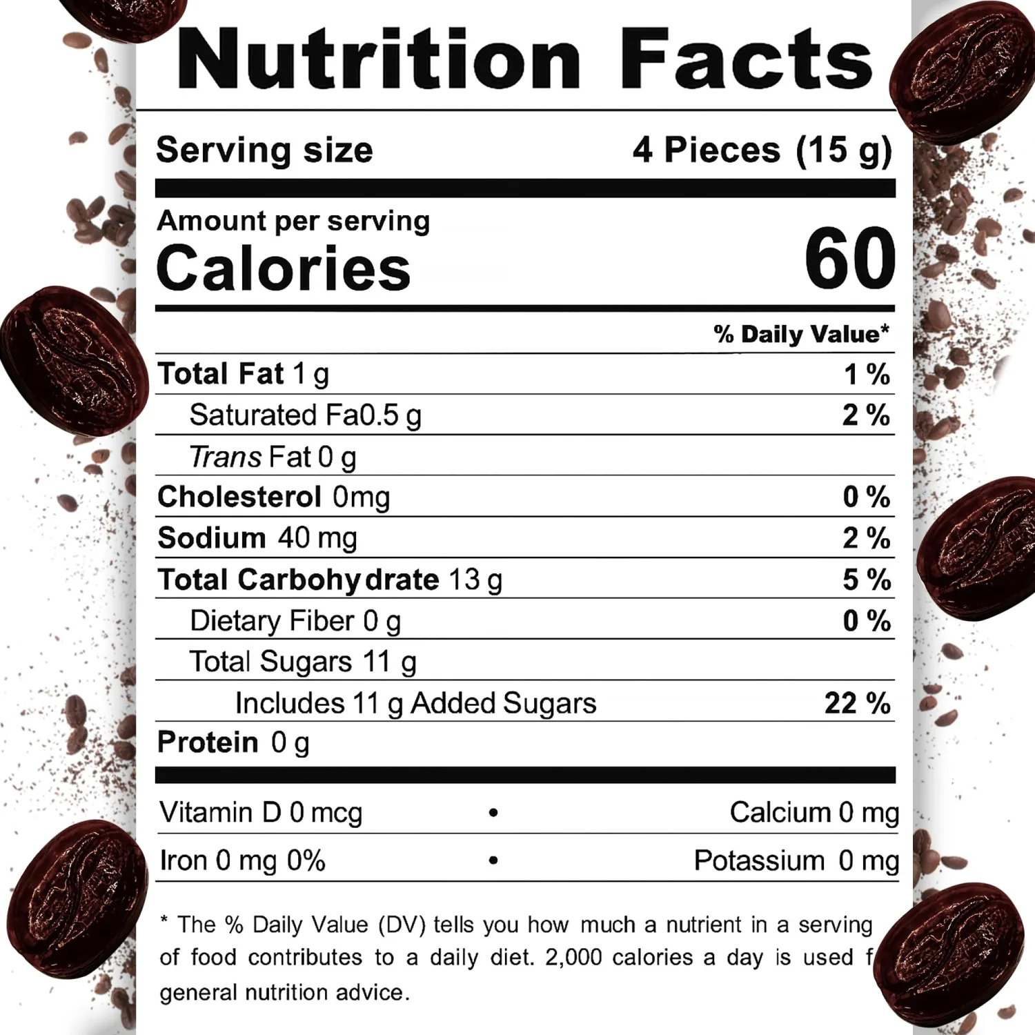 Coffee Delight - 1 Pound Bulk Bag - Coffee Candy Individually Wrapped - Hard Candy, Gluten Free Treat, Made With Real Beans