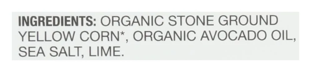 Zack's Mighty Organic Avocado Oil Tortilla Chips - Sea Salt, 7.5 OZ