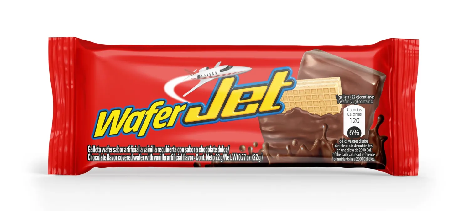 Jet Chocolate Covered Vanilla Wafer, 10 Units, 7.7 oz