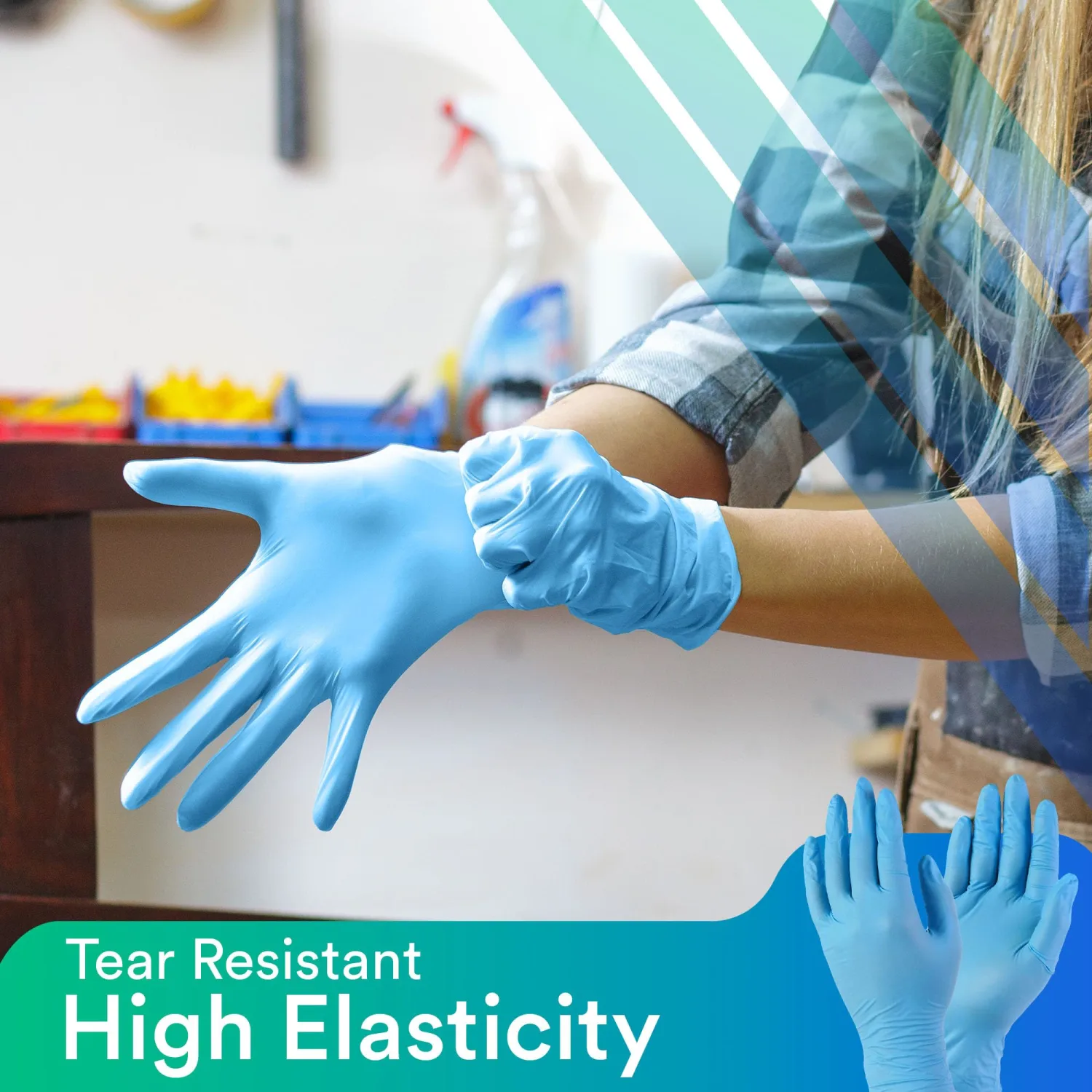 Disposable Gloves Pack, Durable Kitchen or Cleaning Gloves, Perfect for Household and Cleaning Tasks